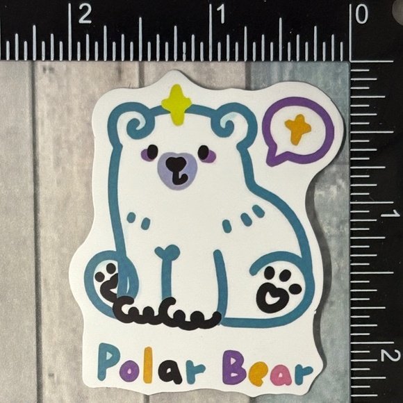 🌀10/$10🌀 Cute Bubble Animal Reusable Waterproof Sticker Decal - Picture 1 of 1